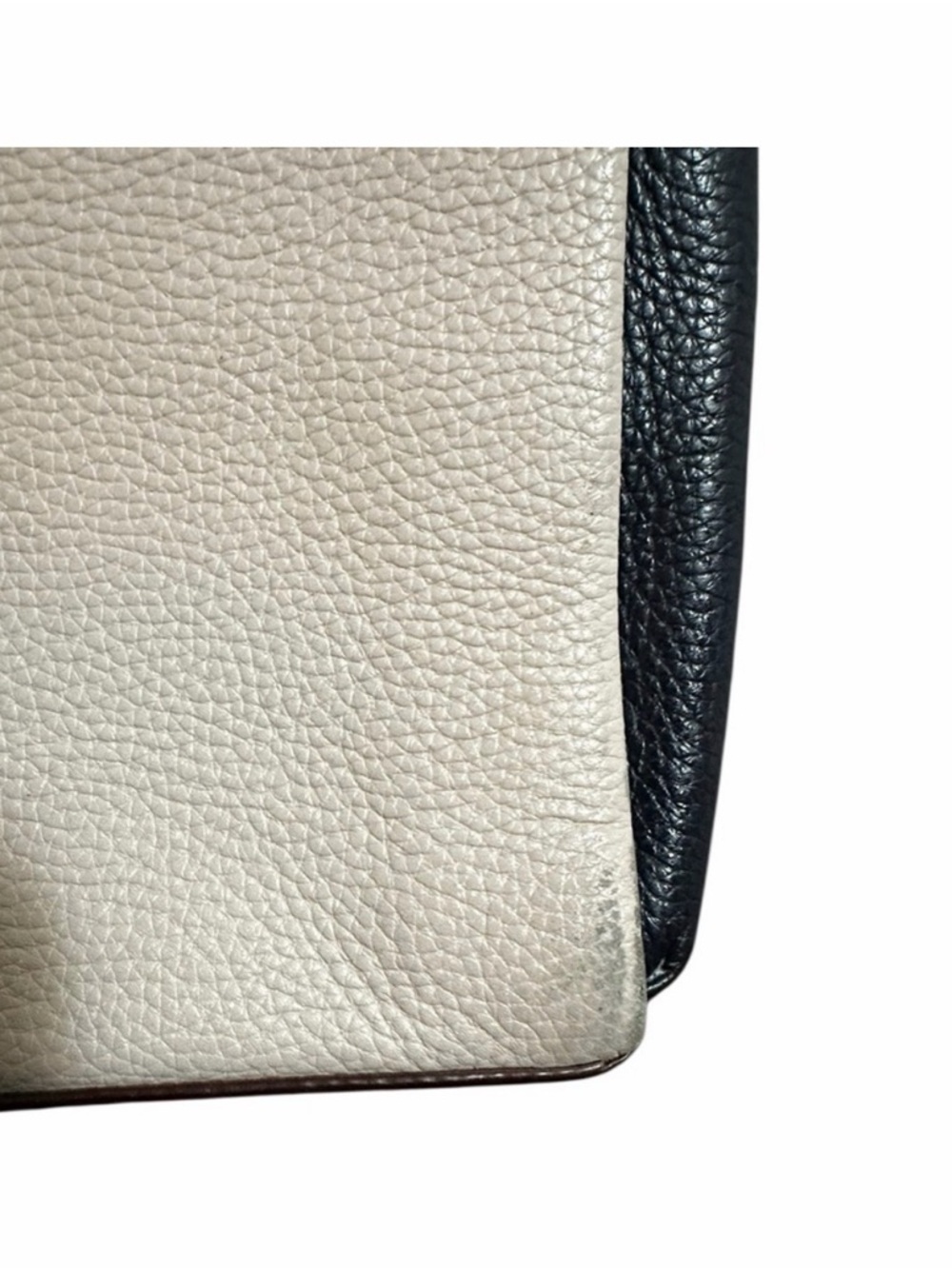 kate spade Two-Tone Pebbled Leather Crossbody in Cream and Black - Picture 6 of 8